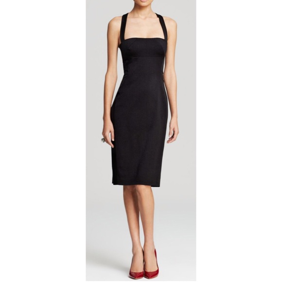 Black Halo Dresses & Skirts - Black Halo Bryson Square Neck Sheath Dress 6